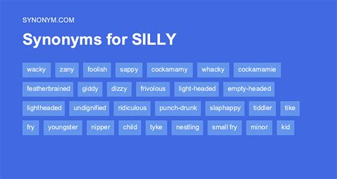 silly synonym|goofy synonym silly.